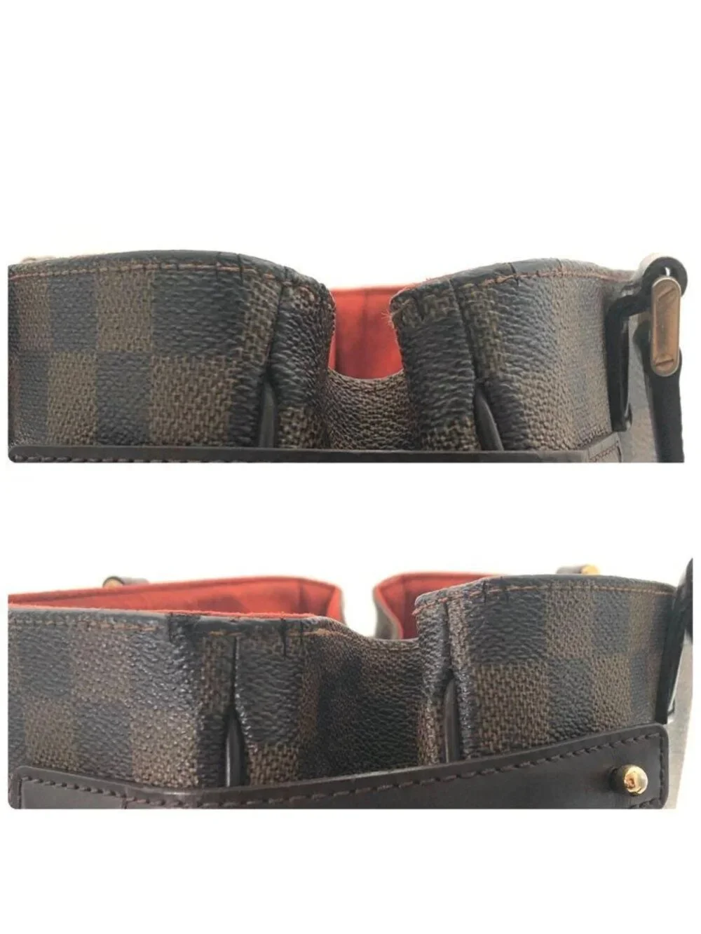 Louis Vuitton Damier Ebene Uzes Tote Brown Handbag